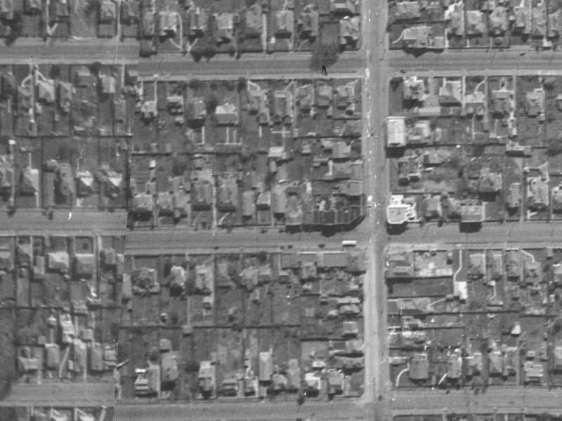 387 Worcester Street from the air, 1940-1944