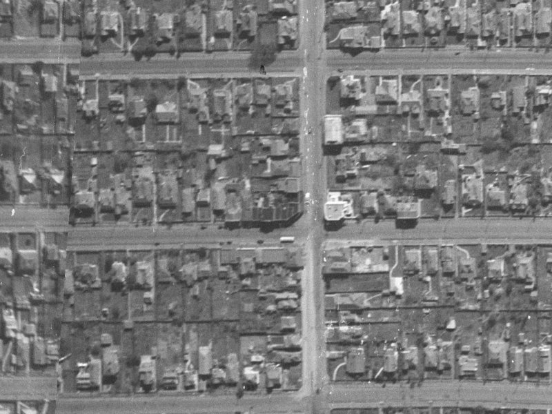 393 Worcester Street from the air, 1940-1944