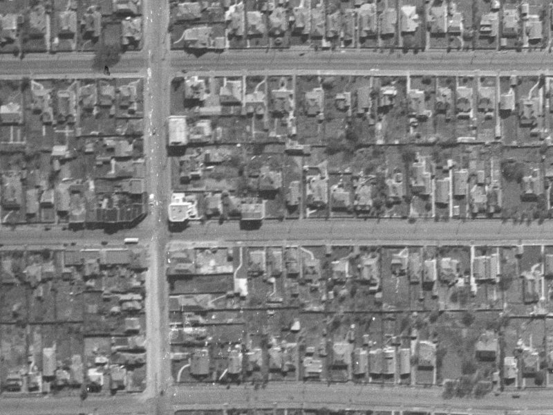 415 Worcester Street from the air, 1940-1944