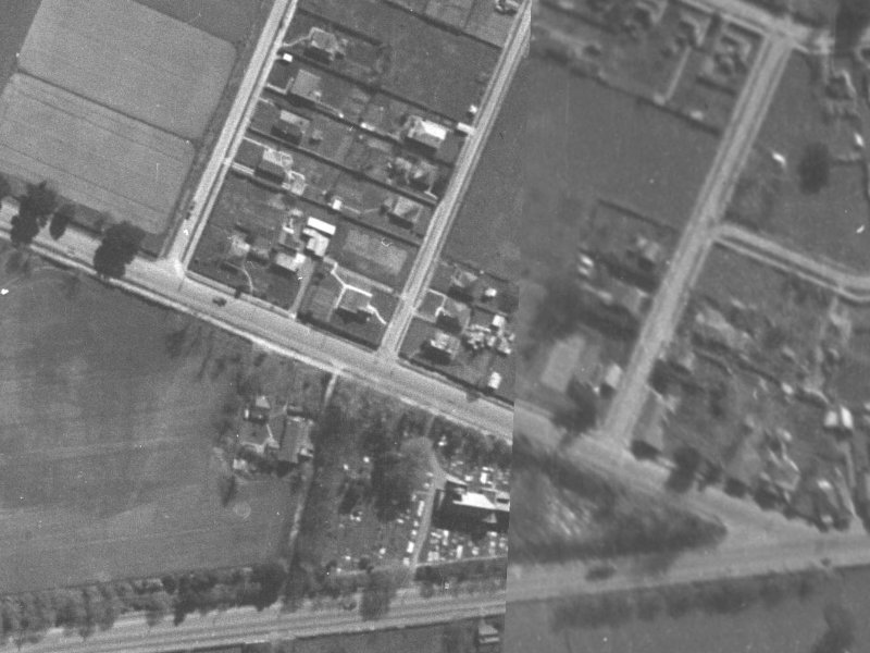 Yaldhurst Road from the air, 1940-1944