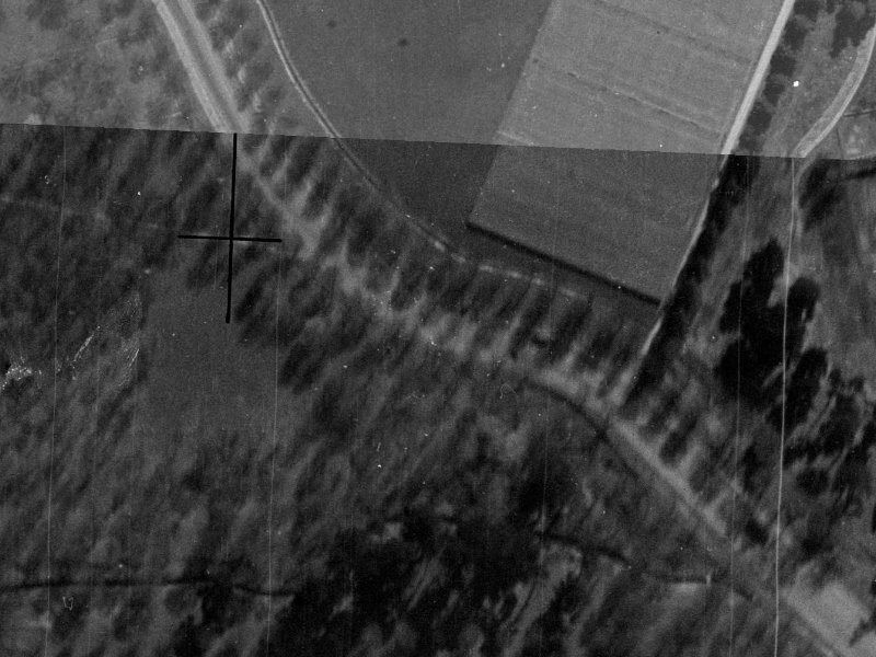 38 Riccarton Avenue from the air, 1940-1944
