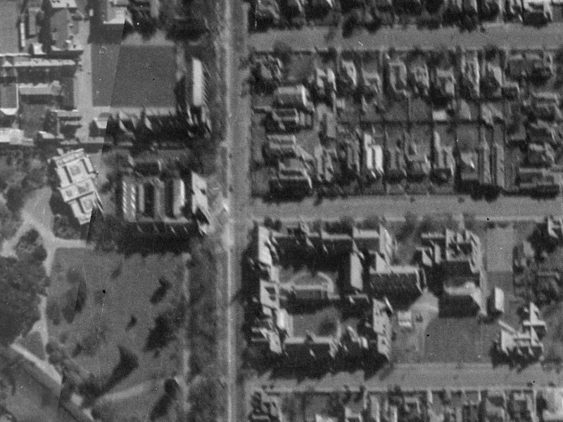 6 Worcester Street from the air, 1940-1944