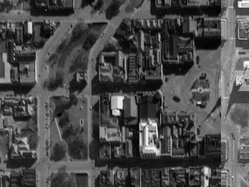 86 Worcester Street from the air, 1940-1944