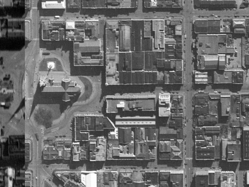 120 Worcester Street from the air, 1940-1944