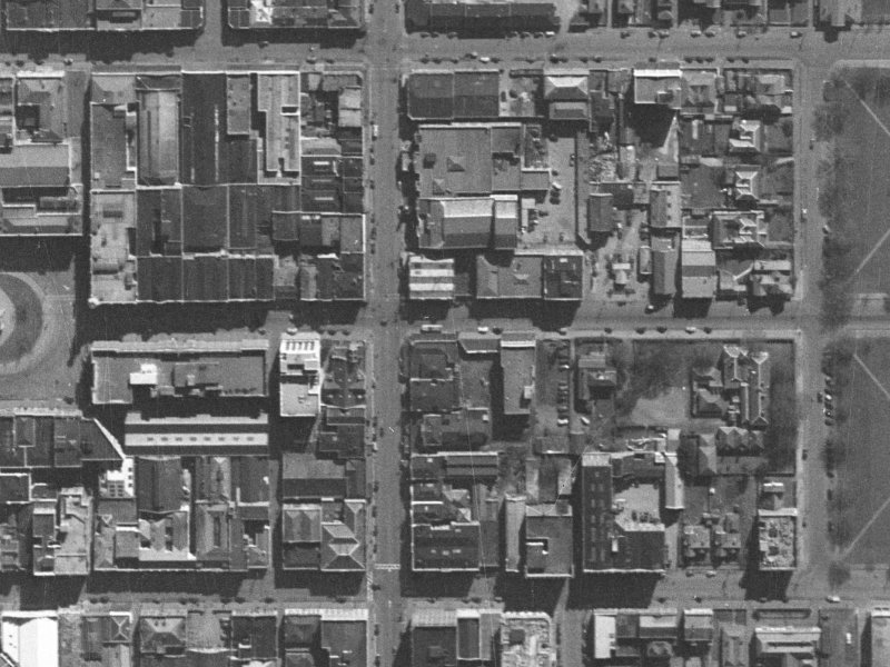 128 Worcester Street from the air, 1940-1944