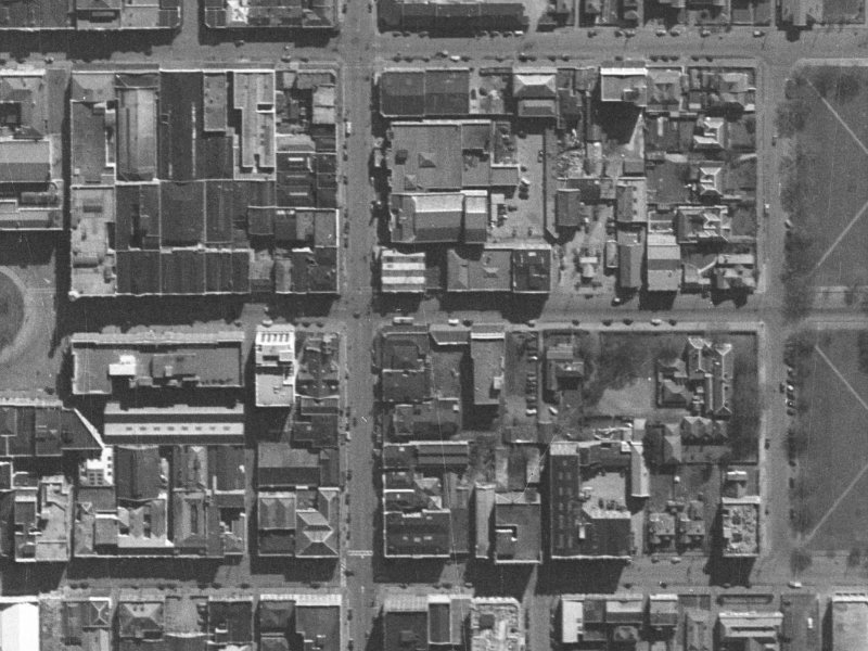 132 Worcester Street from the air, 1940-1944
