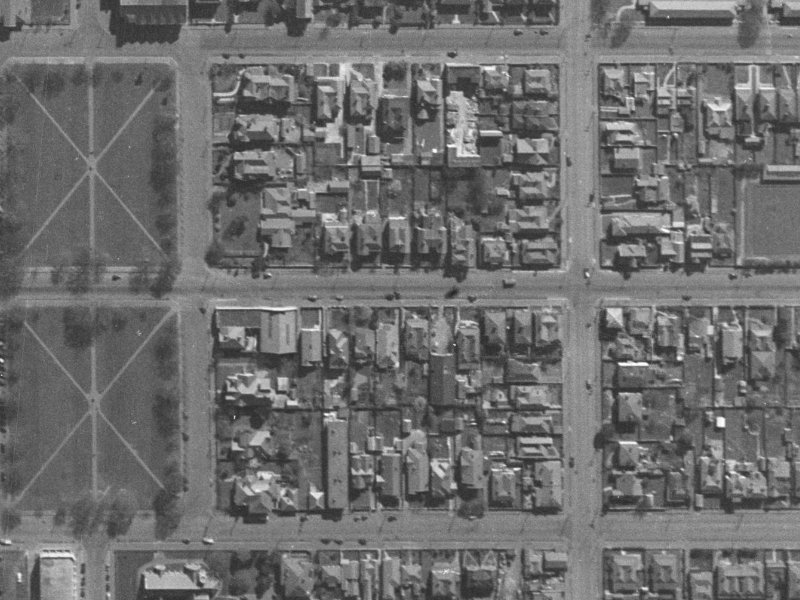 194 Worcester Street from the air, 1940-1944
