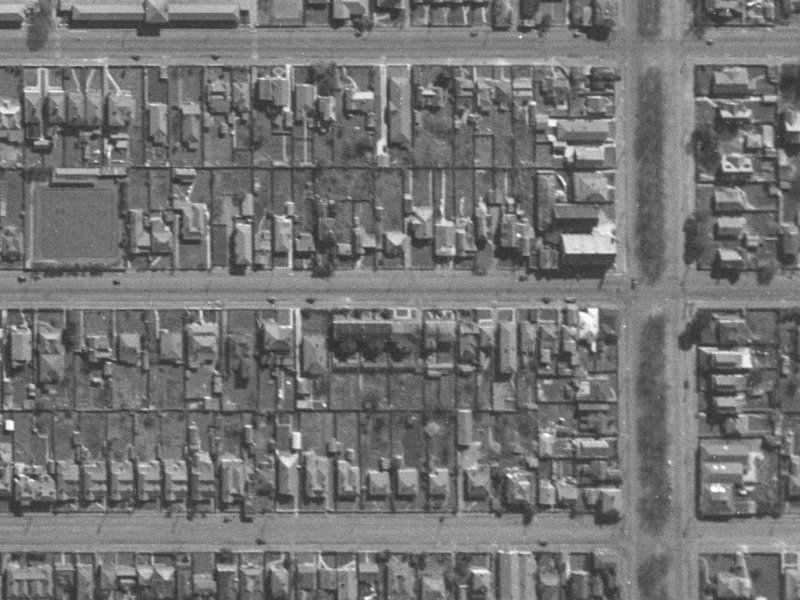 266 Worcester Street from the air, 1940-1944