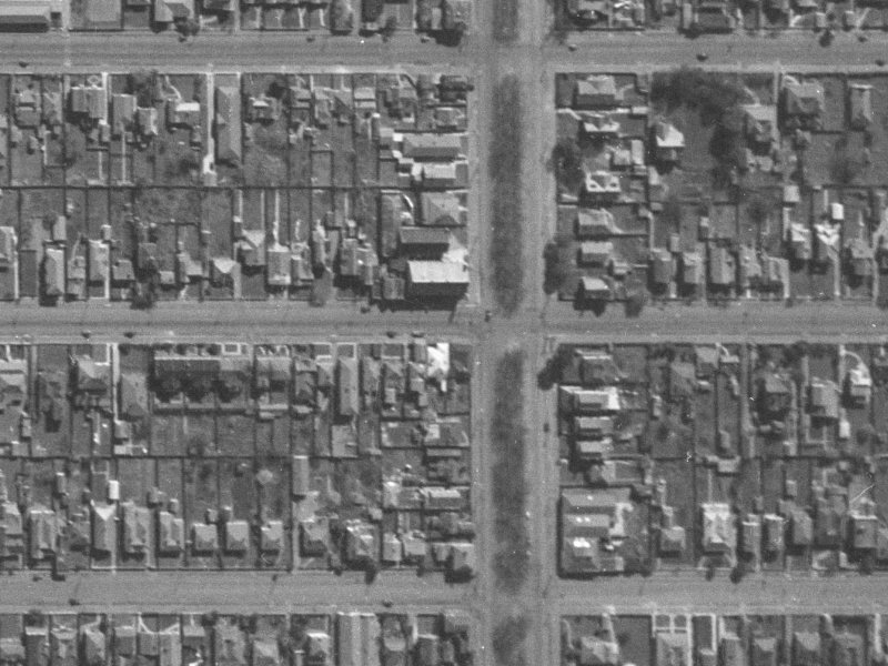 167 Fitzgerald Avenue from the air, 1940-1944