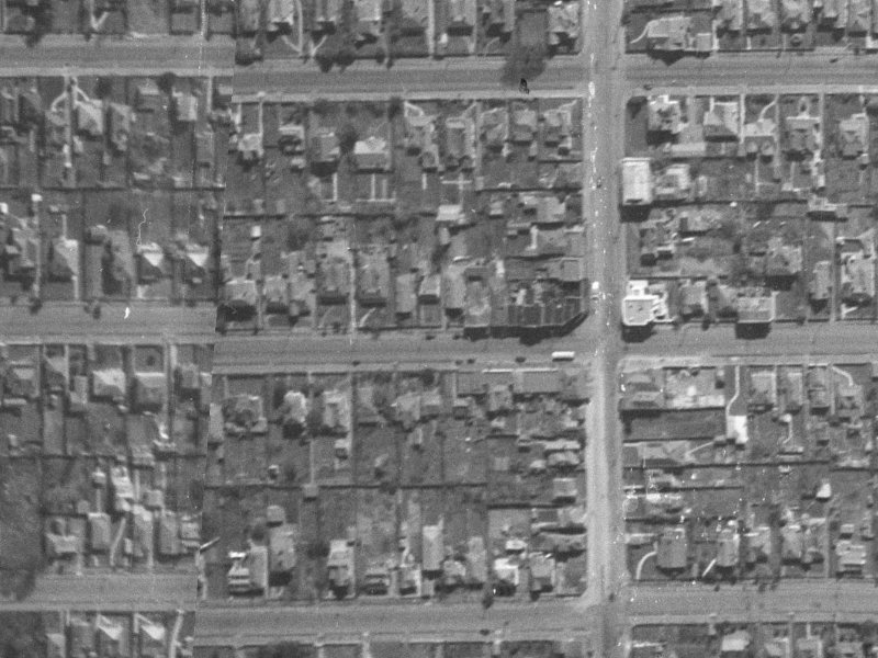 3/376 Worcester Street from the air, 1940-1944