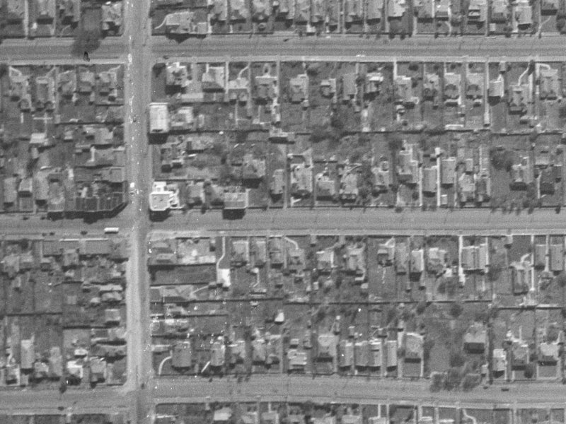 408 Worcester Street from the air, 1940-1944