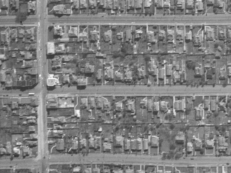 410 Worcester Street from the air, 1940-1944