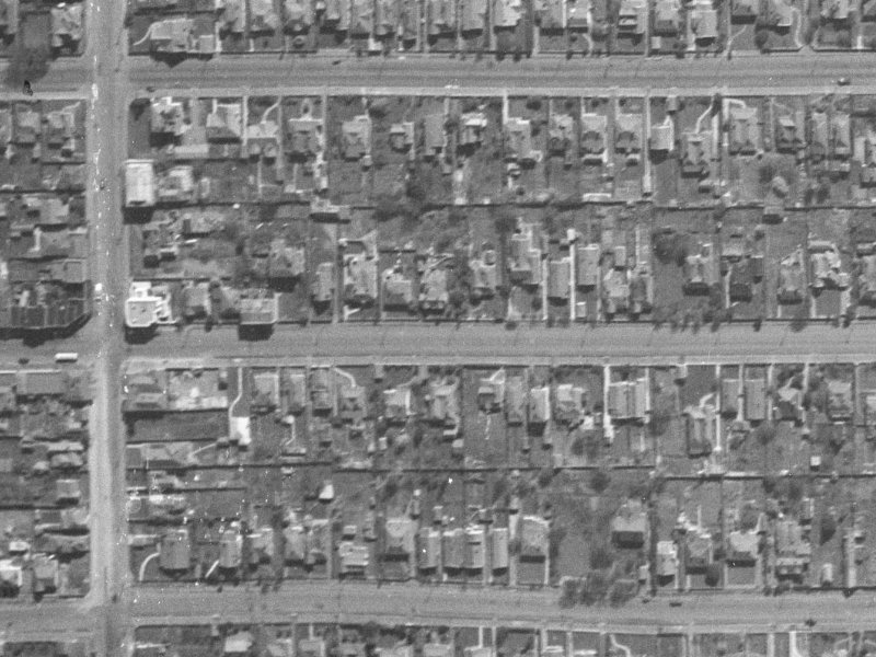 416 Worcester Street from the air, 1940-1944