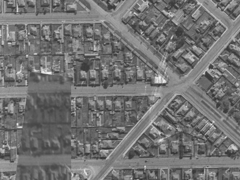 556B Worcester Street from the air, 1940-1944