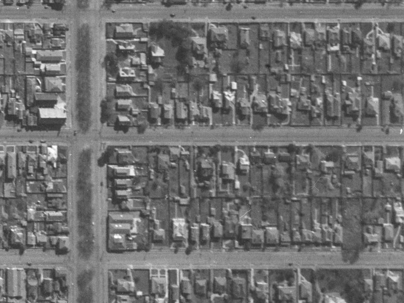 306 Worcester Street from the air, 1940-1944