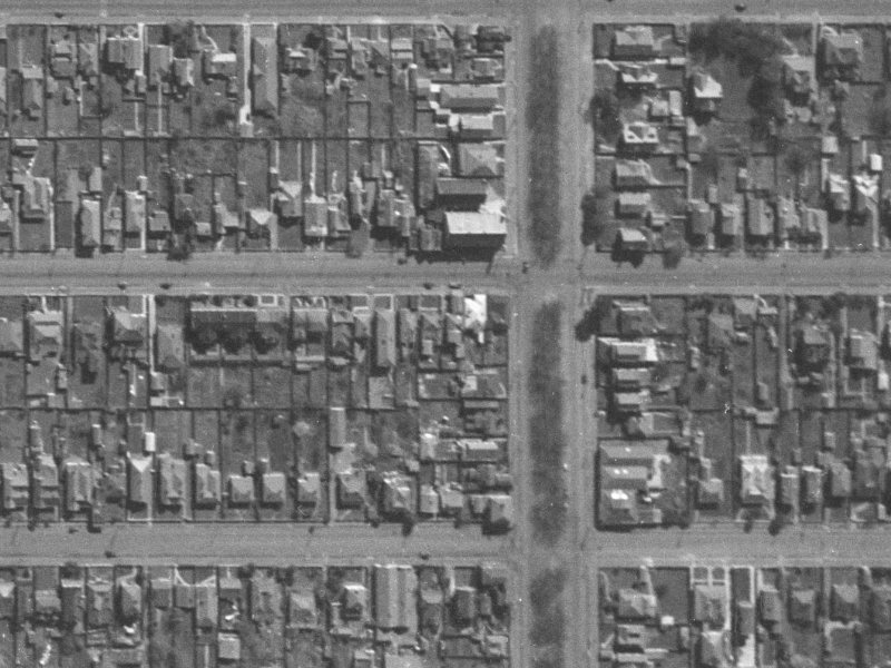 280 Worcester Street from the air, 1940-1944