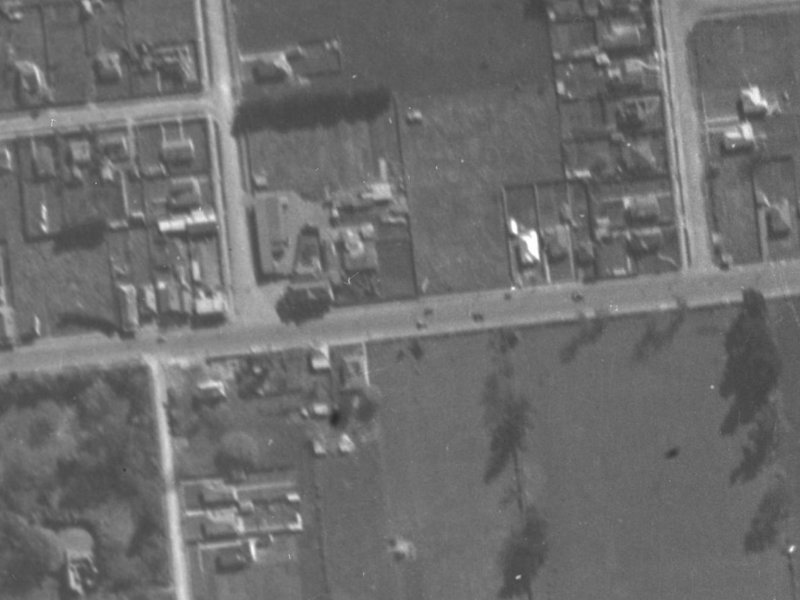 350 Riccarton Road from the air, 1940-1944
