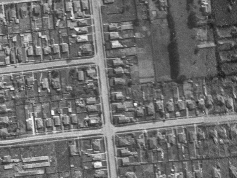 110 Matipo Street from the air, 1940-1944
