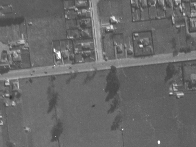333 Riccarton Road from the air, 1940-1944