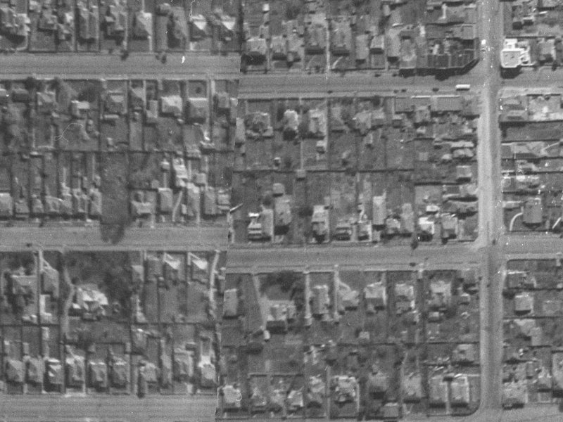 405 Hereford Street from the air, 1940-1944