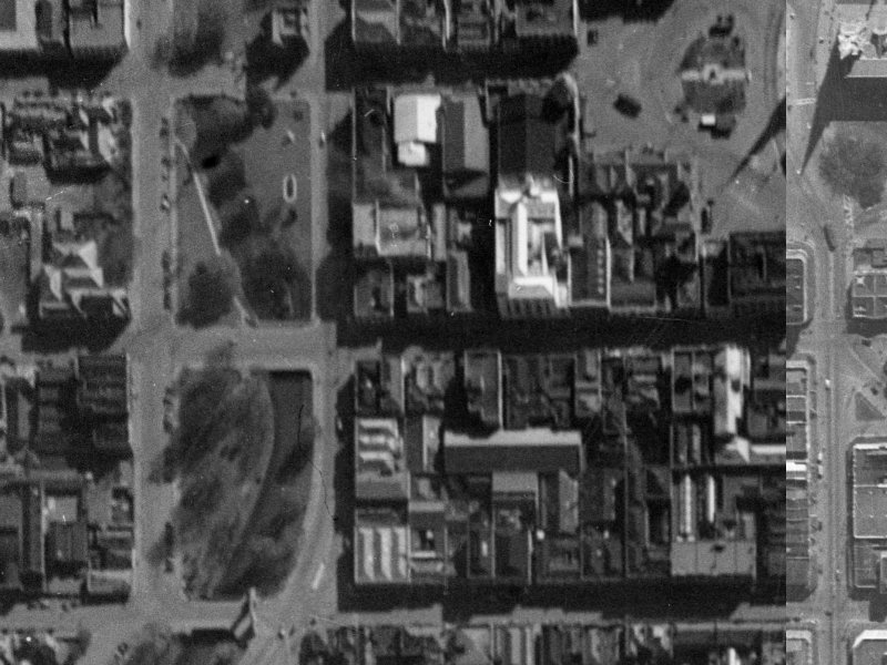 86 Hereford Street from the air, 1940-1944