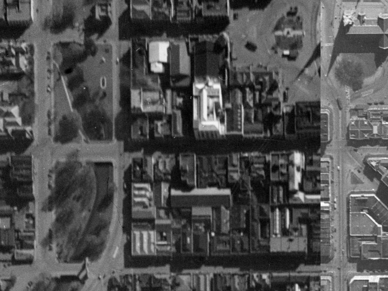 87 Hereford Street from the air, 1940-1944