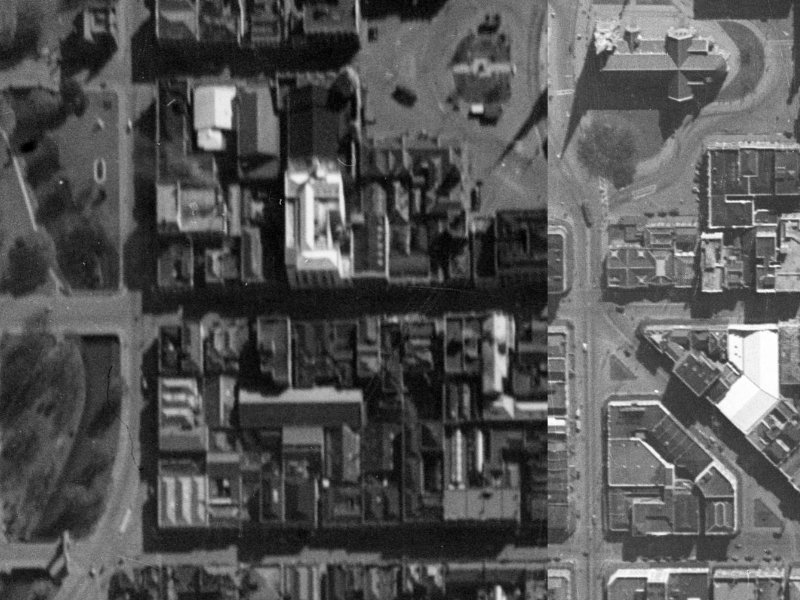 109 Hereford Street from the air, 1940-1944