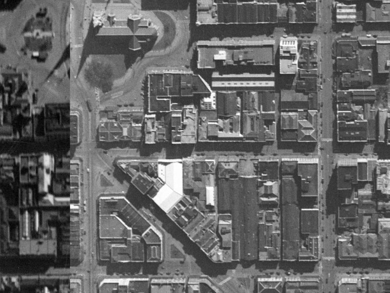 154 Hereford Street from the air, 1940-1944