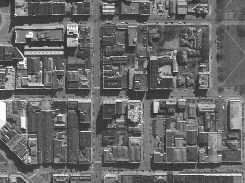 181 Hereford Street from the air, 1940-1944