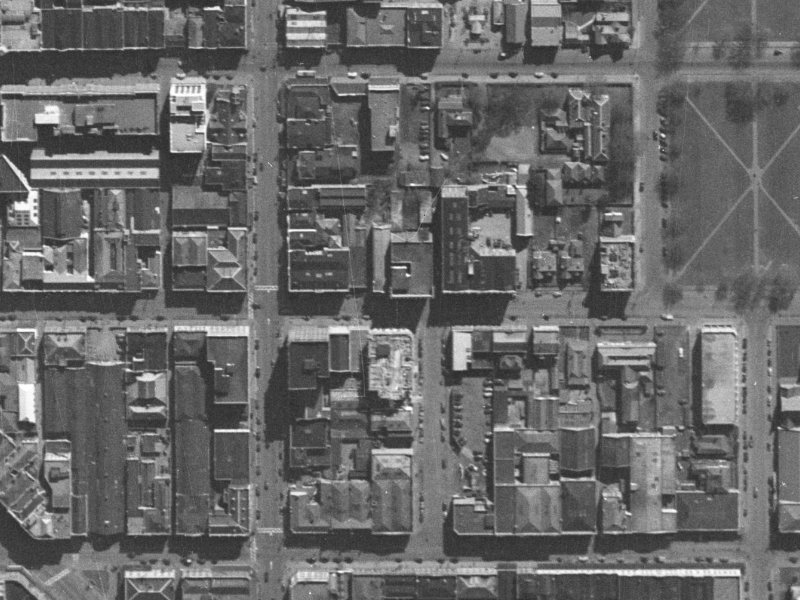 191 Hereford Street from the air, 1940-1944