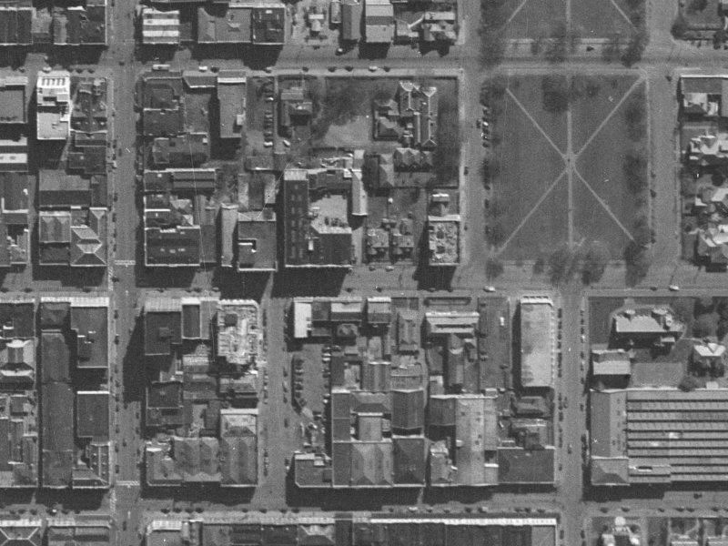 200 Hereford Street from the air, 1940-1944