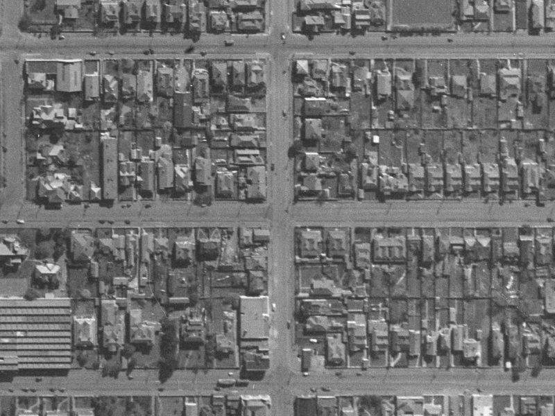 270 Barbadoes Street from the air, 1940-1944