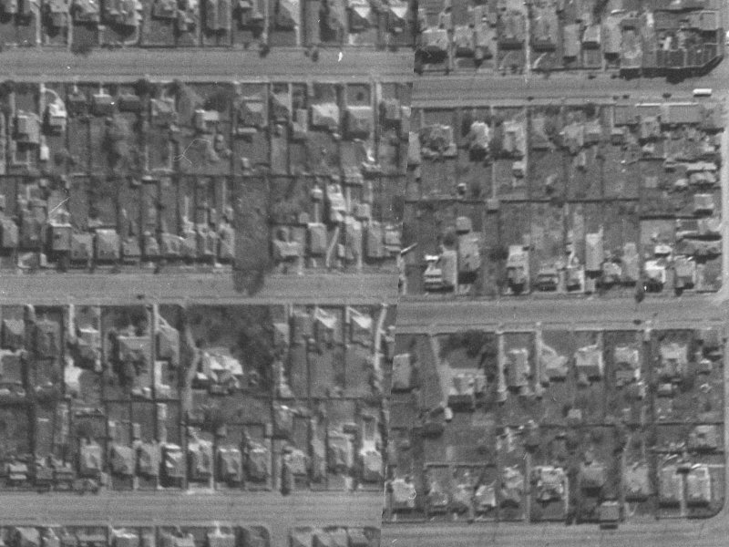389A Hereford Street from the air, 1940-1944
