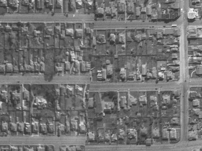 397 Hereford Street from the air, 1940-1944