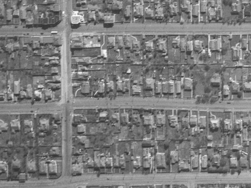 454 Hereford Street from the air, 1940-1944
