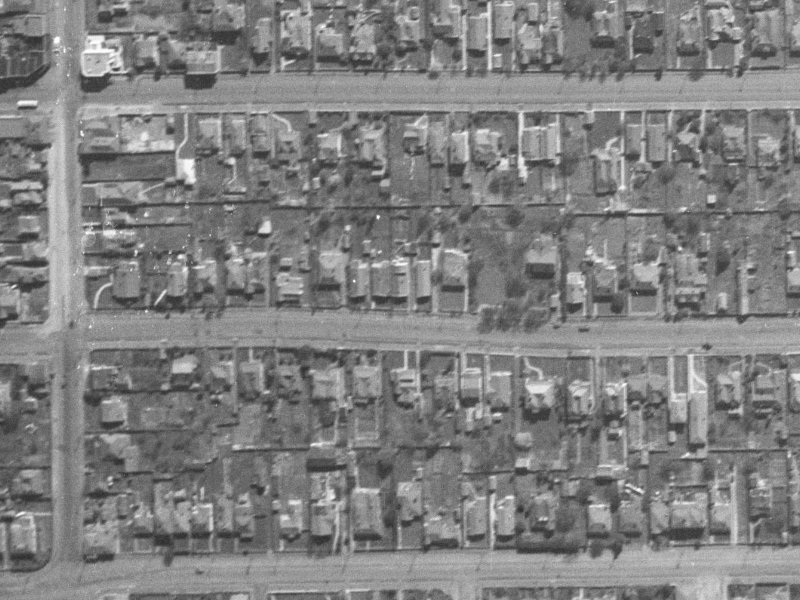 470 Hereford Street from the air, 1940-1944