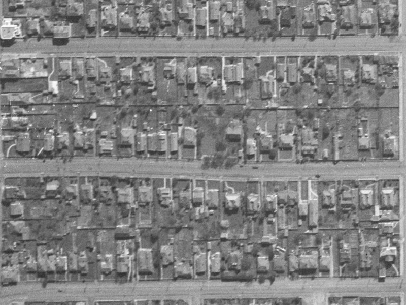 478B Hereford Street from the air, 1940-1944