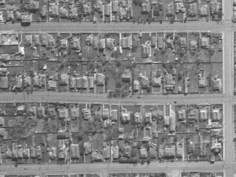 5359 Hereford Street from the air, 1940-1944