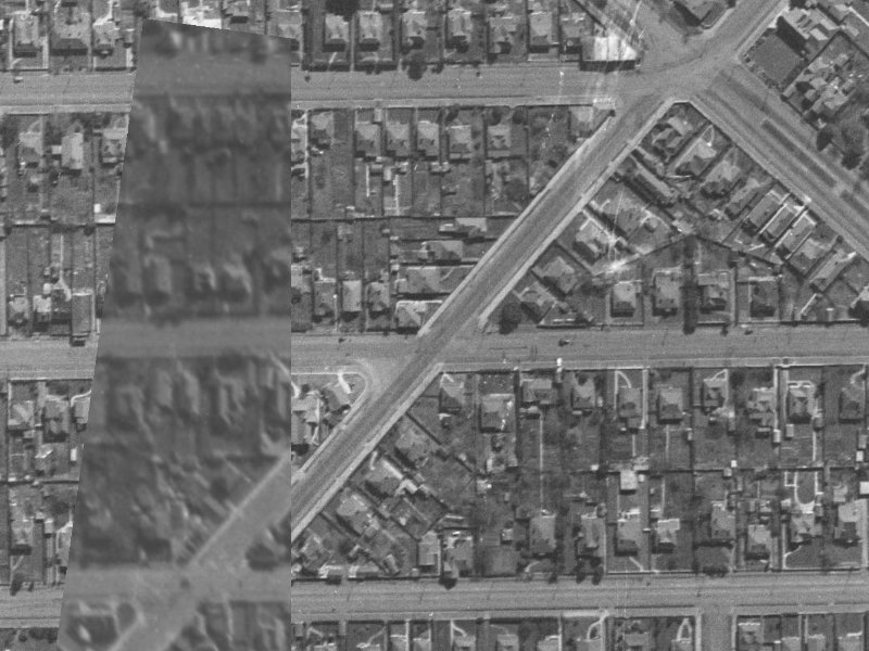 Olliviers Road from the air, 1940-1944