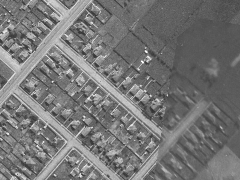 27A Russell Street from the air, 1940-1944