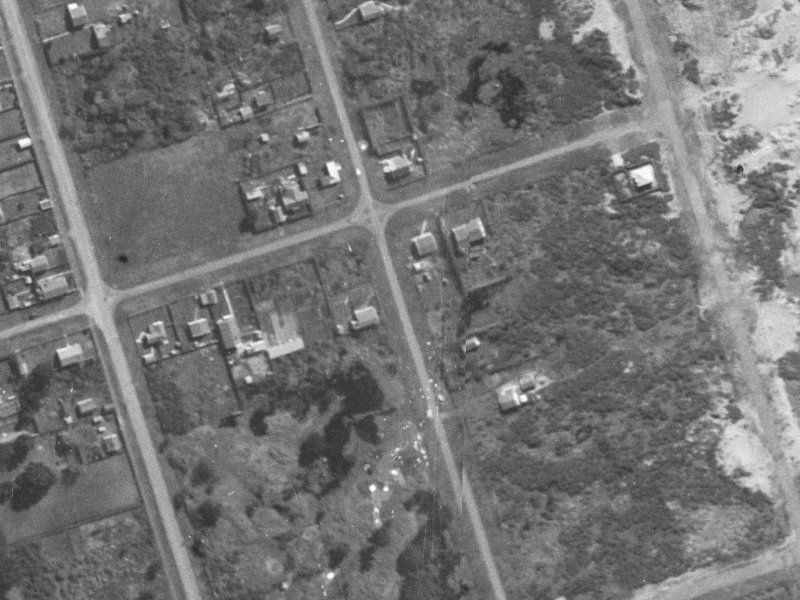 310 Pine Avenue from the air, 1940-1944