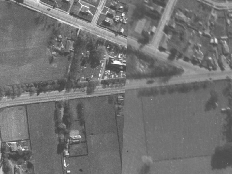 13A Main South Road from the air, 1940-1944