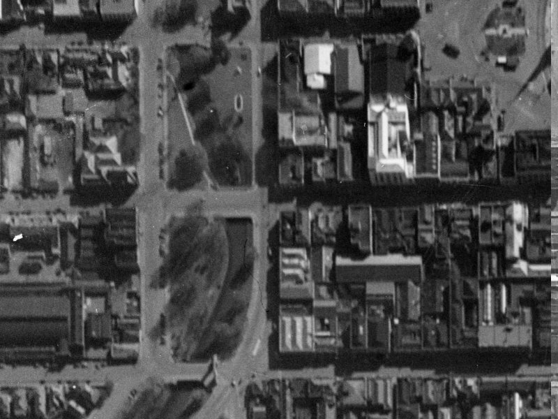 72 Hereford Street from the air, 1940-1944
