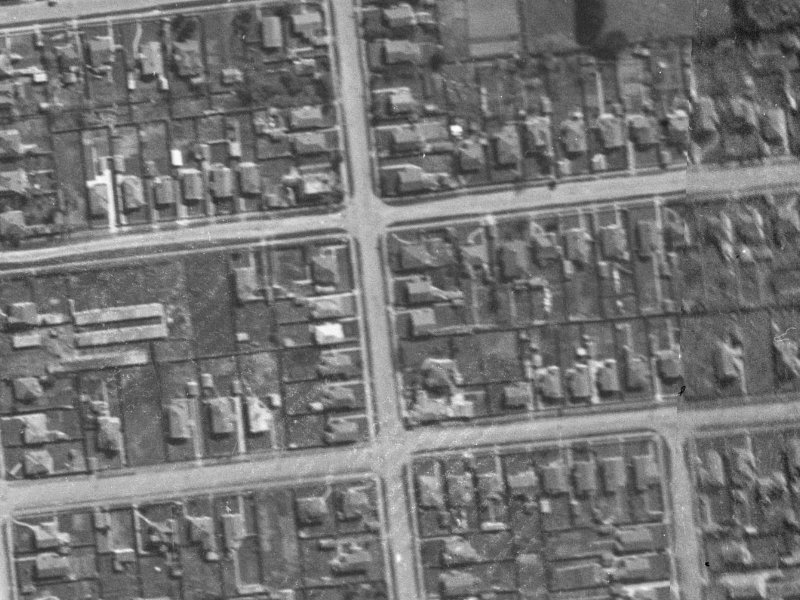 86 Matipo Street from the air, 1940-1944