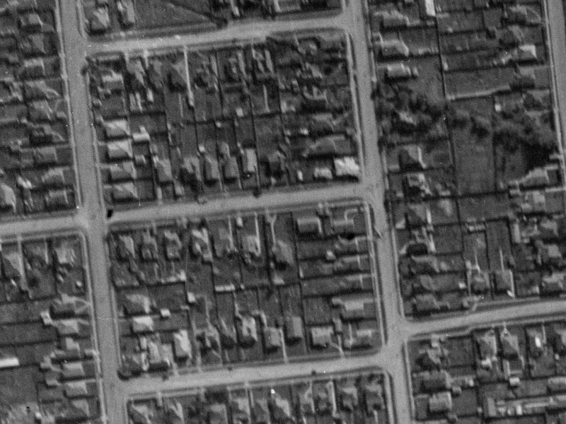 3 Peverel Street from the air, 1940-1944