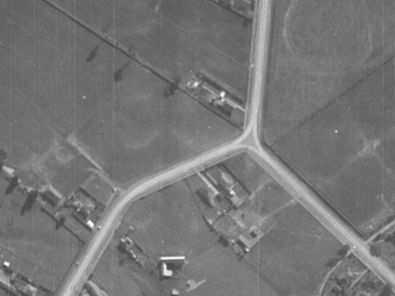 58 Middlepark Road from the air, 1940-1944