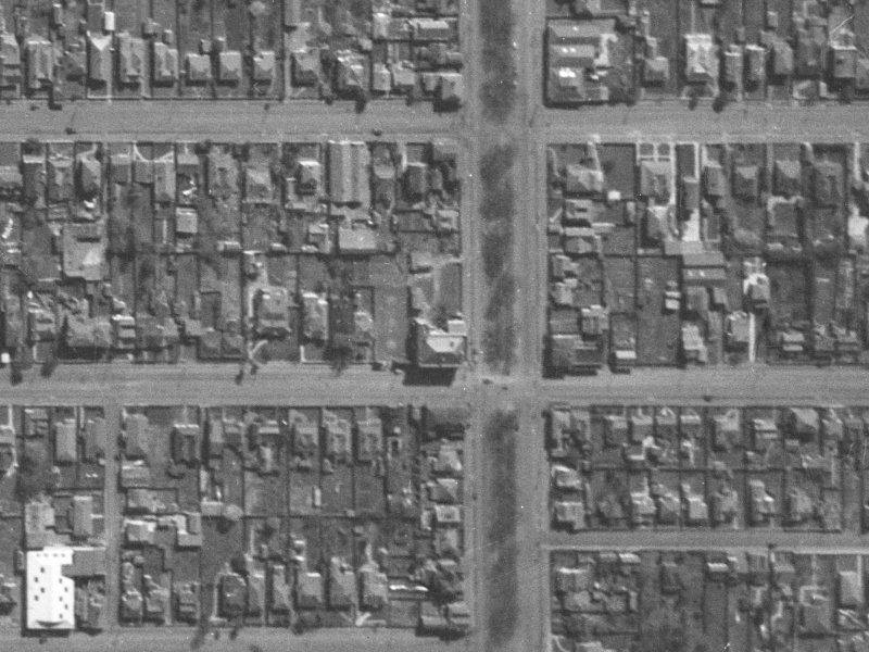 131 Fitzgerald Avenue from the air, 1940-1944