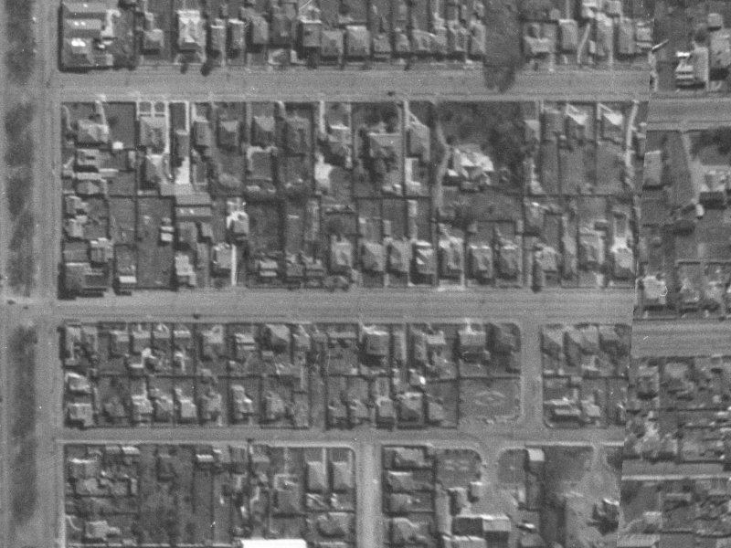 369 Cashel Street from the air, 1940-1944