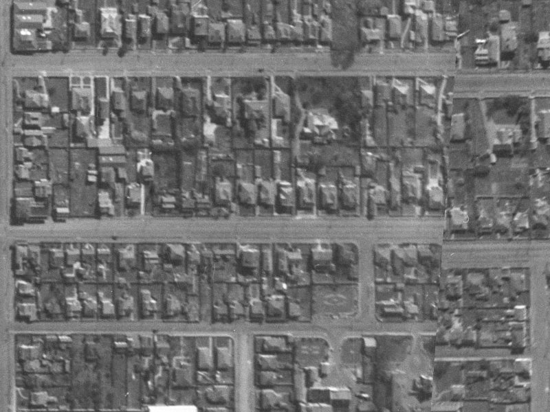 375 Cashel Street from the air, 1940-1944