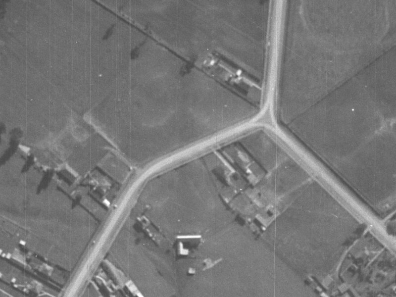 63 Middlepark Road from the air, 1940-1944